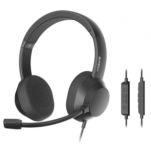 Фото - Гарнітура дротова A4tech Fstyler FH150U Black