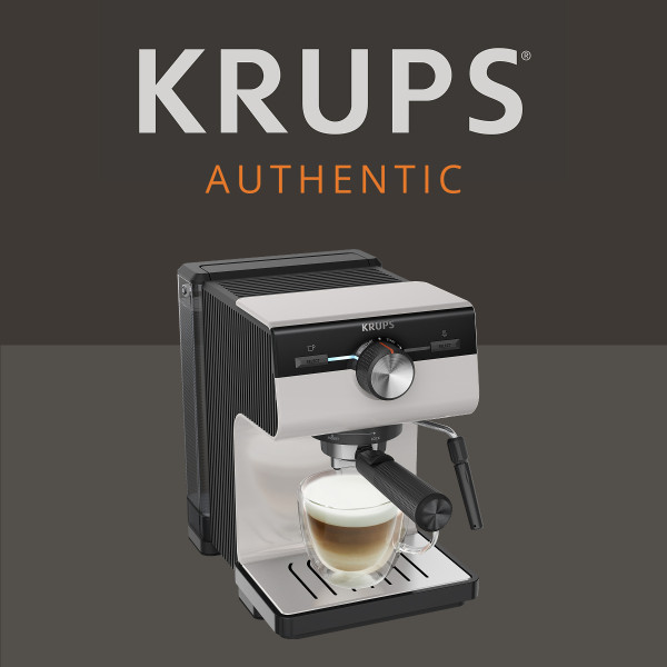 Фото - Кавоварка ріжкова Krups XP381B10 OPIO GREY