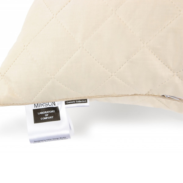 Фото - Подушка стандартна MirSon бамбукова Carmela 0421 пружна 70x70 см (2200000137319)