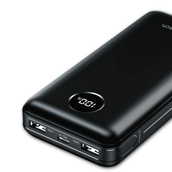 Фото - Батарея мобильная Choetech 20000mAh 45W Black (B653-BK)