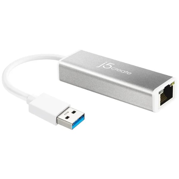 Фото - Перехідник J5create USB-A на Gigabit Ethernet (
JUE130-N)