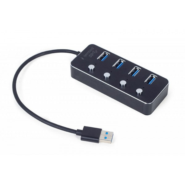 Фото - Хаб USB Gembird UHB-U3P4P-01 Фото - Хаб USB Gembird UHB-U3P4P-01