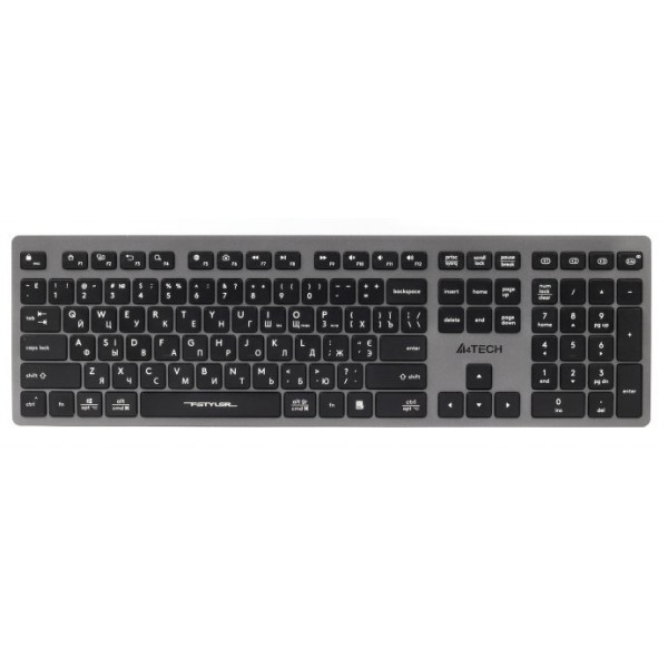 Фото - Клавіатура бездротова A4tech Fstyler FBX50C (Grey)