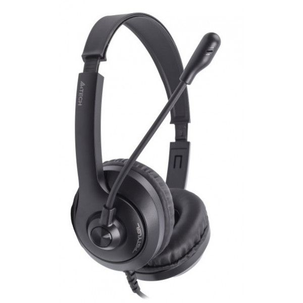 Фото - Гарнітура дротова A4tech FH100i Stone Black Фото - Гарнітура дротова A4tech FH100i Stone Black