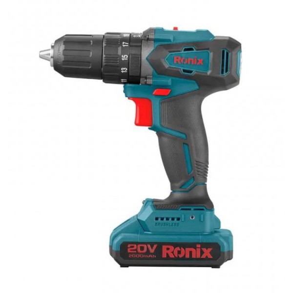 Фото - Дриль-шуруповерт Ronix 20В 2Ач х 2 (8900K)
