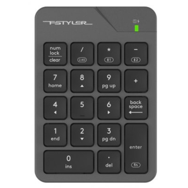 Фото - Клавиатура беспроводная A4tech FBK21C (Smoky Grey)