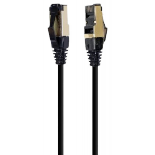 Фото - Кабель патч-корд Cablexpert Cat 8 S/STP 50u 1 м Black (PP8-LSZHCU-BK-1M) Фото - Кабель патч-корд Cablexpert Cat 8 S/STP 50u 1 м Black (PP8-LSZHCU-BK-1M)