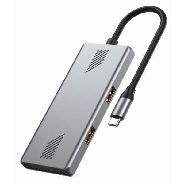 Фото - Хаб USB Gembird 2xUSB 3.2,2xUSB-C Silver (UHB-CM-U310-A2C2-01) Фото - Хаб USB Gembird 2xUSB 3.2,2xUSB-C Silver (UHB-CM-U310-A2C2-01)