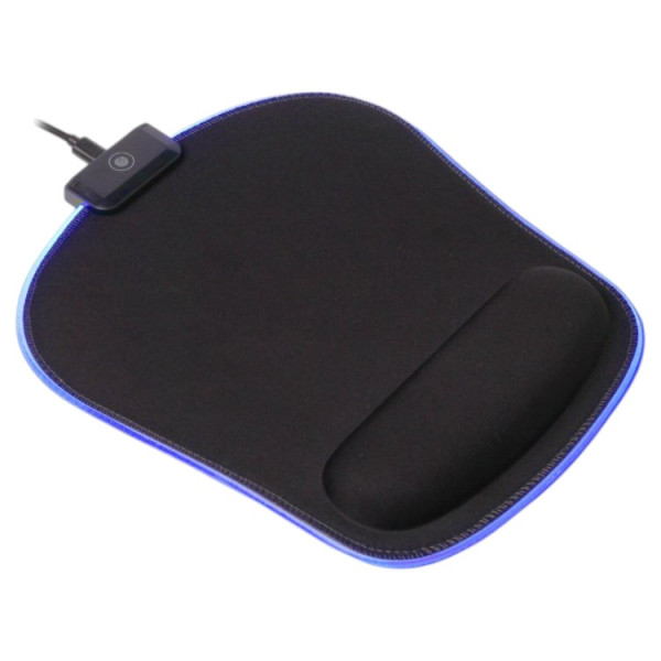 Фото - Килимок для миші ігровий Maxxter MMP-LEDPAD-BK