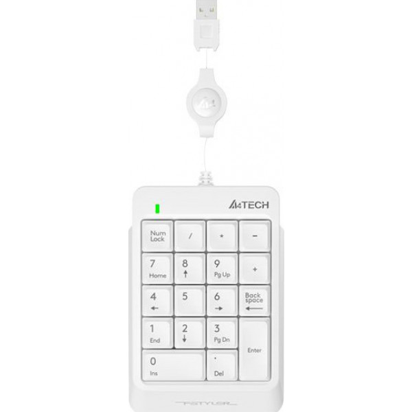 Фото - Клавиатура проводная A4tech FK13 (White)