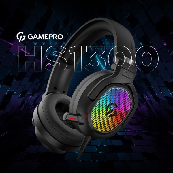 Фото - Гарнітура дротова ігрова GamePro HS1300 7.1 RGB