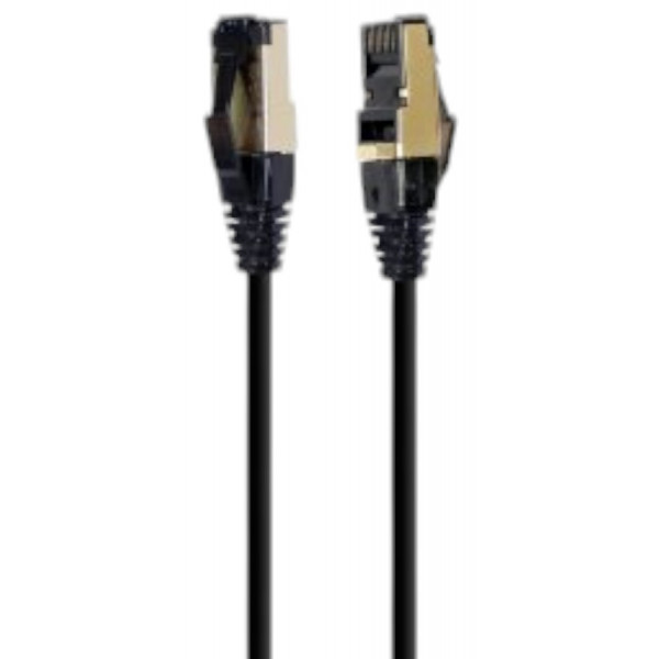 Фото - Кабель патч-корд Cablexpert Cat 8 S/STP 50u 0.5 м Black (PP8-LSZHCU-BK-0.5M) Фото - Кабель патч-корд Cablexpert Cat 8 S/STP 50u 0.5 м Black (PP8-LSZHCU-BK-0.5M)