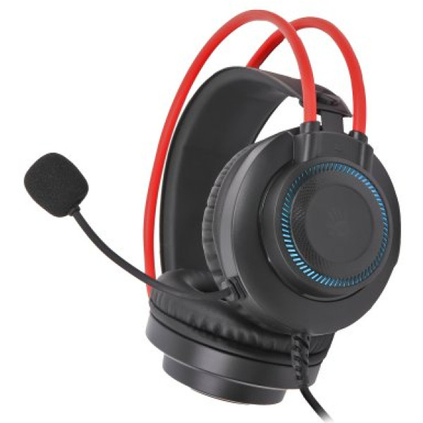 Фото - Гарнитура проводная игровая Bloody G200Q (Black+Red)