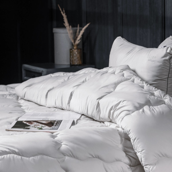 Фото - Одеяло летнее двуспальное евро MirSon антиаллергенное №1011 "Silver Cloud" Тенсель (MODAL) 200х220 (2200010353099)