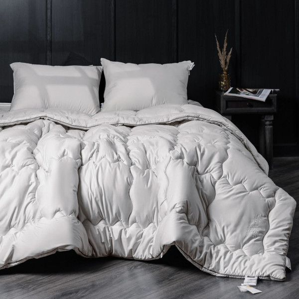 Фото - Одеяло летнее двуспальное евро MirSon антиаллергенное №1011 "Silver Cloud" Тенсель (MODAL) 200х220 (2200010353099)