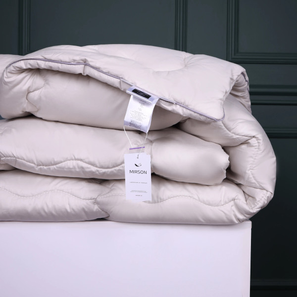 Фото - Одеяло летнее двуспальное евро MirSon антиаллергенное №1011 "Silver Cloud" Тенсель (MODAL) 200х220 (2200010353099)