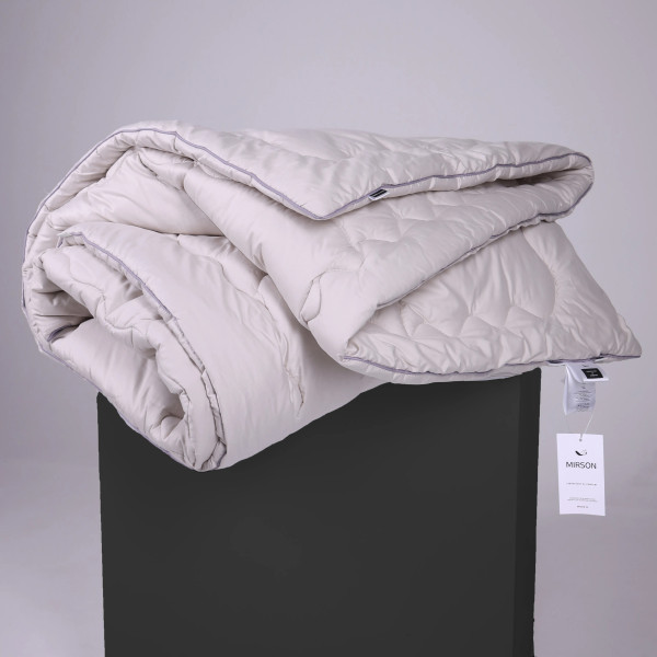 Фото - Одеяло летнее двуспальное евро MirSon антиаллергенное №1011 "Silver Cloud" Тенсель (MODAL) 200х220 (2200010353099)