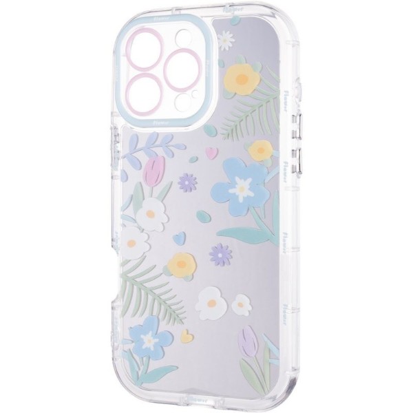 Фото - Чехол для смартфона Gelius Mirror Case for iPhone 16 Pro Max Flowers (101635)