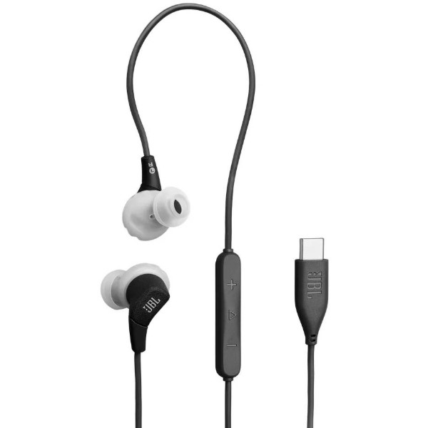Фото - Навушники вкладиші дротові JBL Endurance RUN 3C USB-C Black (JBLENDURRUN3CBLKG)