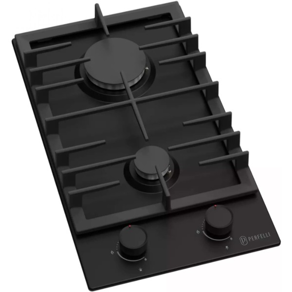 Фото - Варочная панель газовая Perfelli DIAMOND M39C NERO
