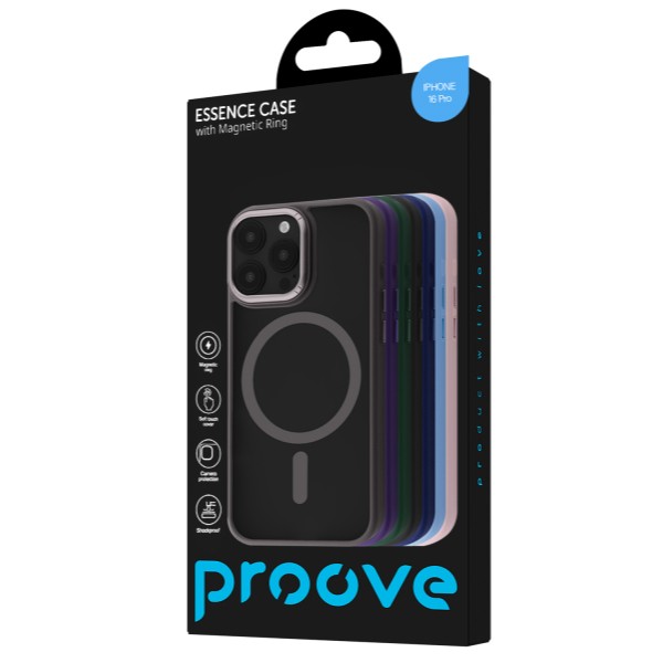 Фото - Чохол для смартфону Proove Essence Case with Magnetic Ring iPhone 16 Pro Sierra Blue (PCECIP16P011)
