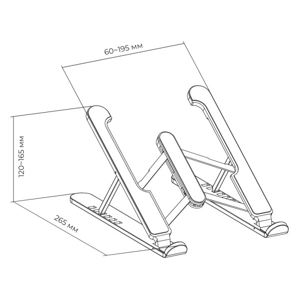 Фото - Подставка под ноутбук Brateck LPS02-9