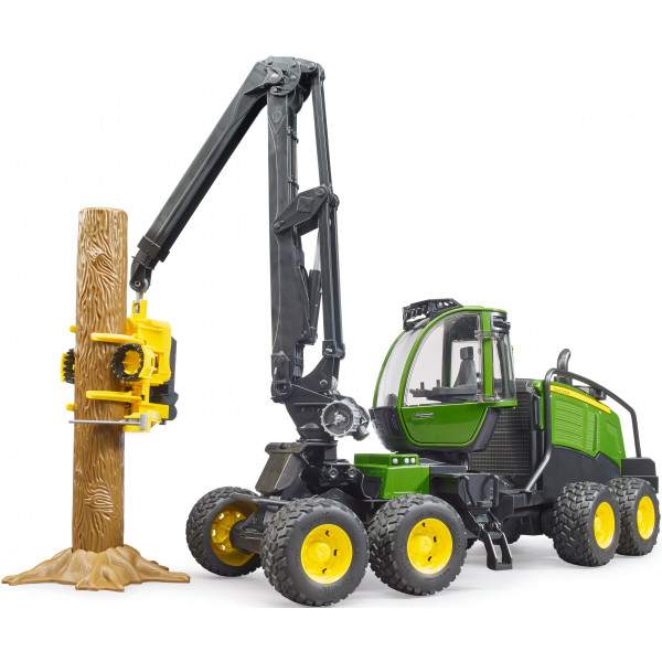 Фото - Наземна будівельна техніка BRUDER Харвестер John Deere 1270G з 1 колодою (02135)