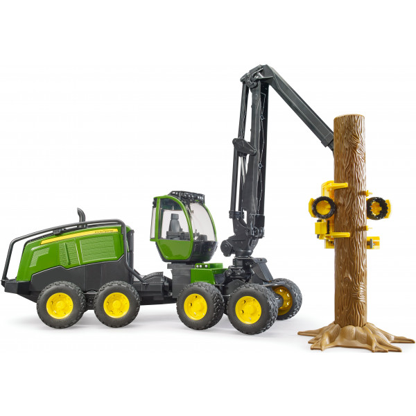 Фото - Наземна будівельна техніка BRUDER Харвестер John Deere 1270G з 1 колодою (02135)