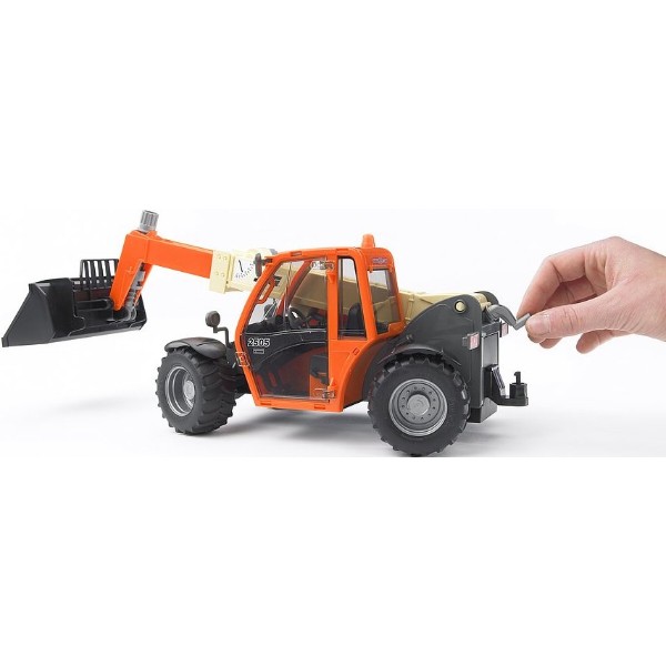 Фото - Наземна будівельна техніка BRUDER Навантажувач JLG 2505 Telehandler з телескопічним ковшем (02140)