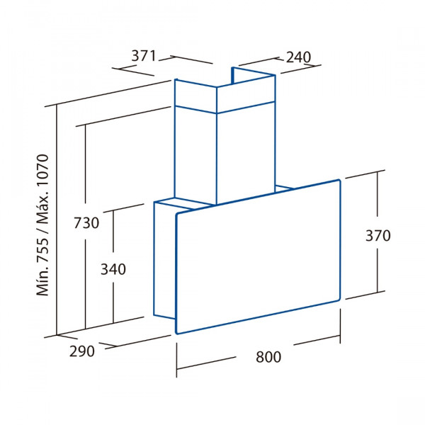 Фото - Витяжка декоративна Cata Greco 80 gr