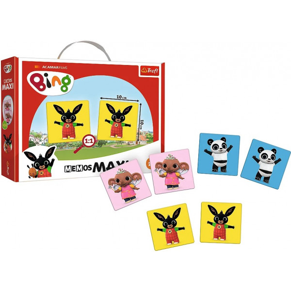 Фото - Настільна гра (до 2 років) Trefl Мемос MAXI Бінг (2265)