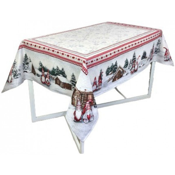 Фото - Скатерть прямоугольная Прованс 130х140 Snowfall (023407)