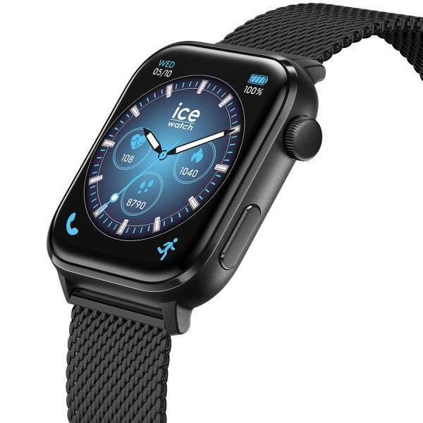 Фото - Смарт-годинник Ice-Watch ICE smart 3.0 rectangular 1.78 Black Milanese (024300)