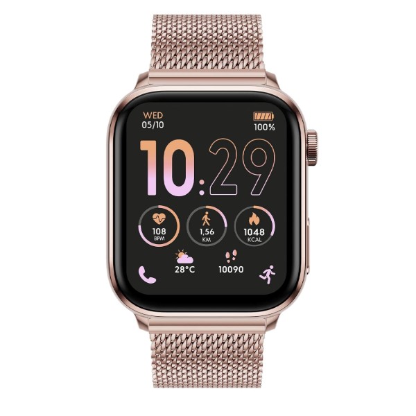 Фото - Смарт-годинник Ice-Watch ICE smart 3.0 rectangular 1.78 Rose-Gold Milanese (024304)