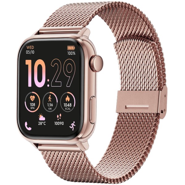 Фото - Смарт-годинник Ice-Watch ICE smart 3.0 rectangular 1.78 Rose-Gold Milanese (024304) Фото - Смарт-годинник Ice-Watch ICE smart 3.0 rectangular 1.78 Rose-Gold Milanese (024304)