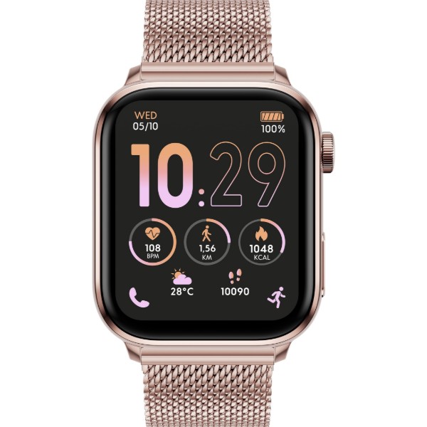 Фото - Смарт-годинник Ice-Watch ICE smart 3.0 rectangular 1.78 Rose-Gold Milanese (024304)