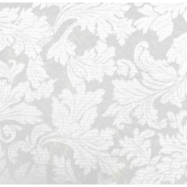 Фото - Скатертина квадратна Прованс 130х130 Сяйво Біле срібло (024529)