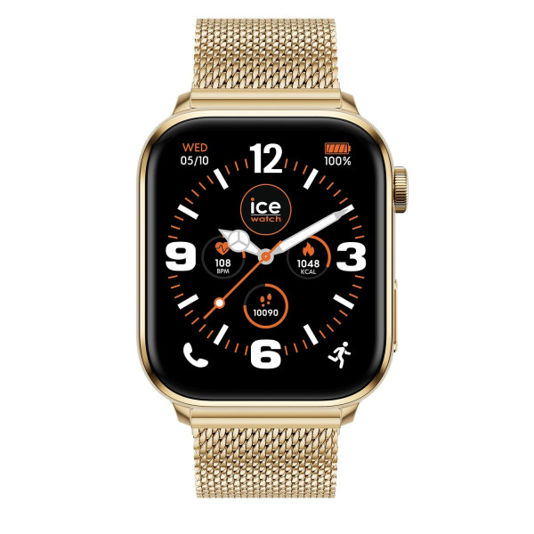 Фото - Смарт-годинник Ice-Watch ICE smart 3.0 rectangular 1.78 Gold Milanese (024656)
