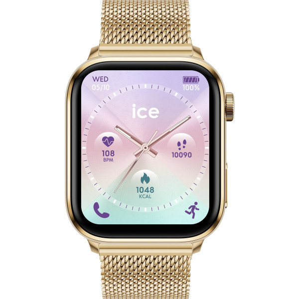 Фото - Смарт-годинник Ice-Watch ICE smart 3.0 rectangular 1.78 Gold Milanese (024656)