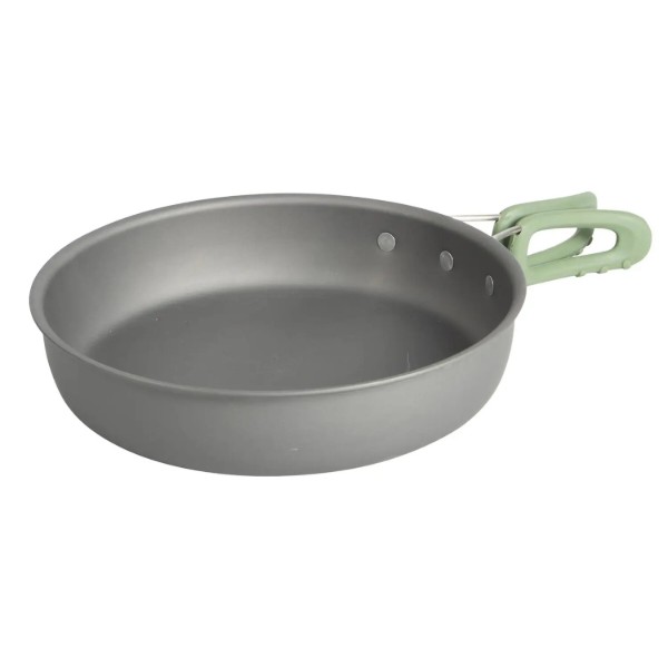 Фото - Набір посуду туристичний Bo-camp Explorer XL 4 Pieces Hard Anodized Grey/Green (2200249)