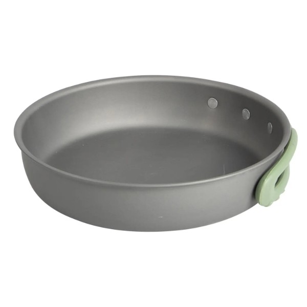 Фото - Набір посуду туристичний Bo-camp Explorer XL 4 Pieces Hard Anodized Grey/Green (2200249)