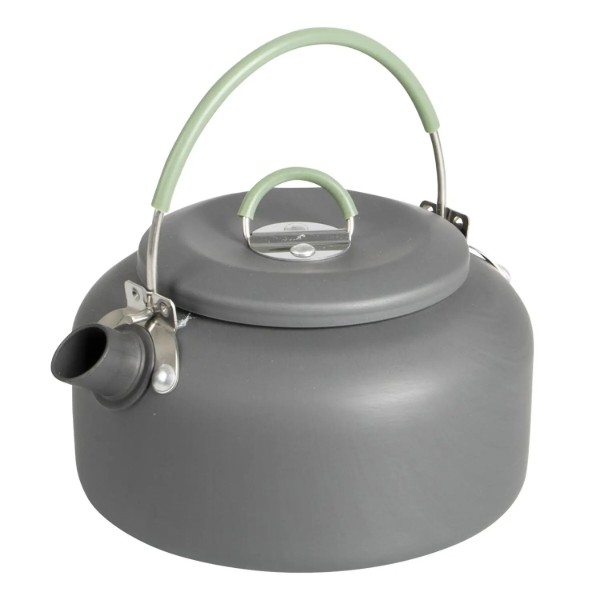 Фото - Набір посуду туристичний Bo-camp Explorer XL 4 Pieces Hard Anodized Grey/Green (2200249)