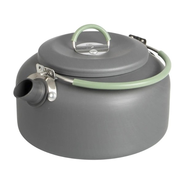 Фото - Набір посуду туристичний Bo-camp Explorer XL 4 Pieces Hard Anodized Grey/Green (2200249)