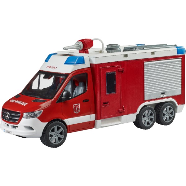 Фото - Наземна спецтехніка BRUDER Пожежний автомобіль MB Sprinter (02680)