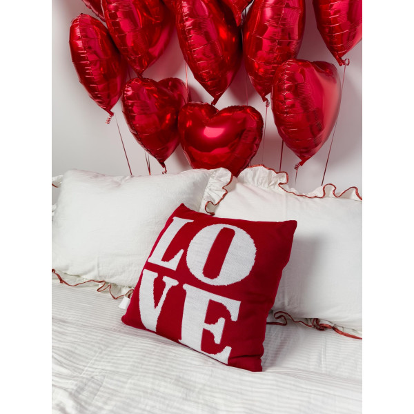 Фото - Подушка декоративная Прованс LOVE 45х45 см (033026)