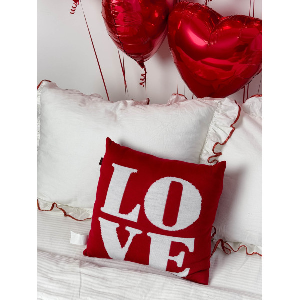 Фото - Подушка декоративная Прованс LOVE 45х45 см (033026)