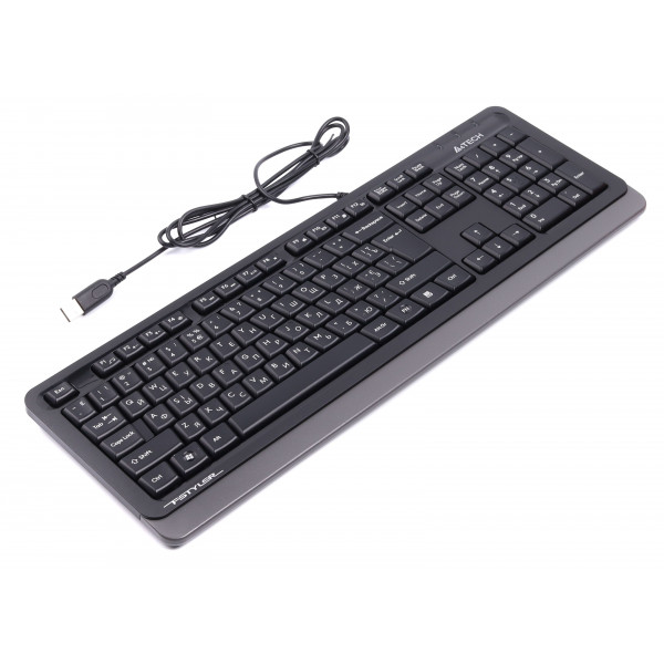Фото - Клавіатура дротова A4tech Fstyler FKS10 Grey USB