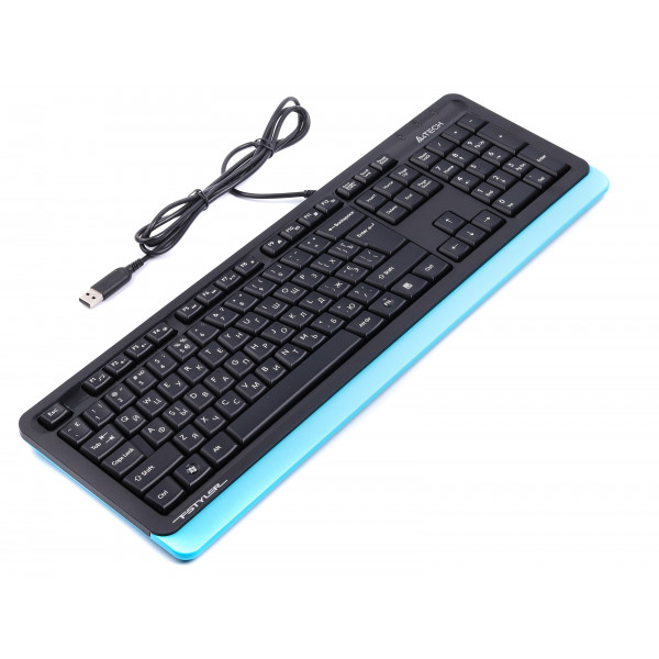 Фото - Клавіатура дротова A4tech Fstyler FKS10 Blue USB