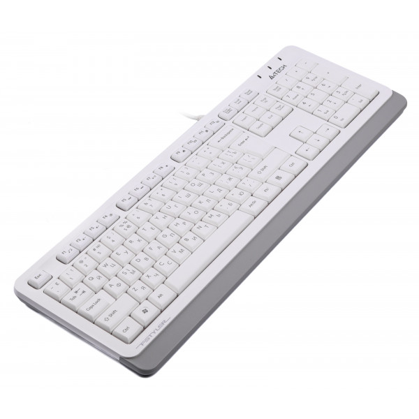 Фото - Клавіатура дротова A4tech Fstyler FKS10 White USB