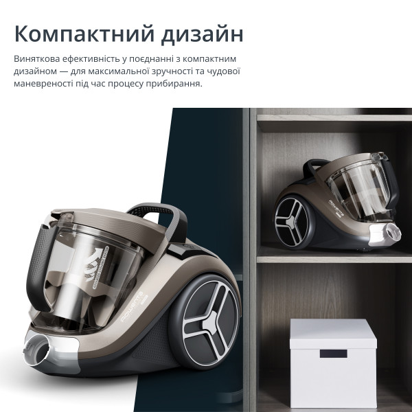 Фото - Пилосос для сухого прибирання без мішка Rowenta RO4B50EA Compact Power XXL